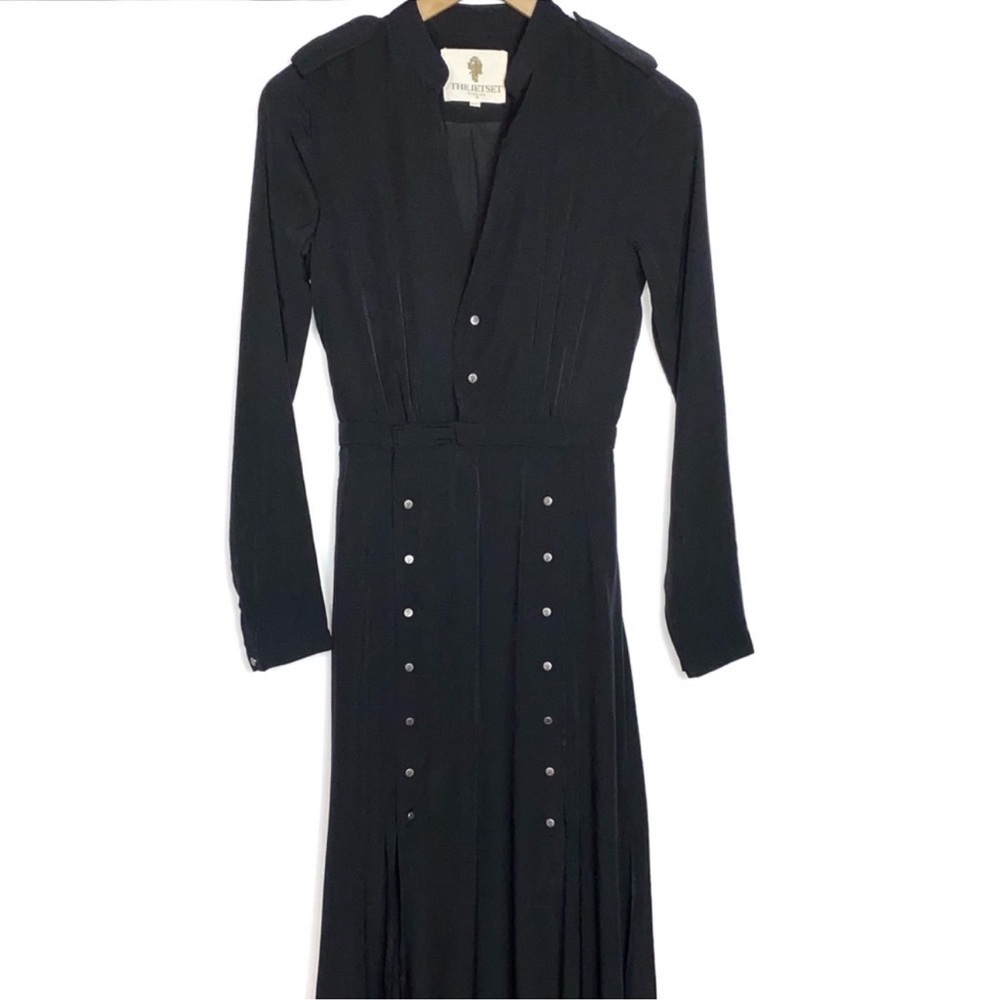 The Jetset Diaries Black Sahara Front Slit Maxi Dress - Picture 3 of 7
